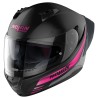 Nolan N60-6 Sport Outset Flat Black/Fuchsia 23