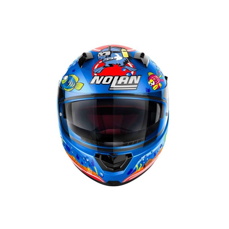 Helmet Nolan N60-6 Gemini Replica M.Melandri Aquarium